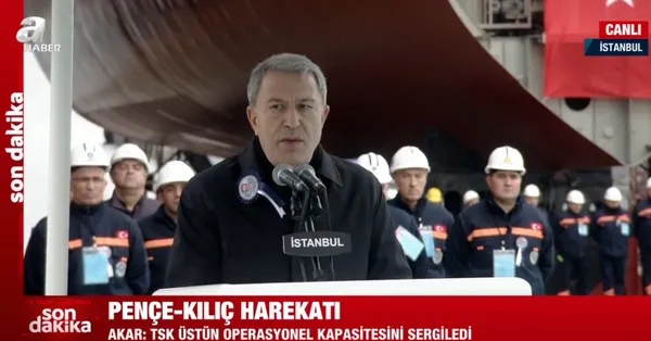 Son dakika: Milli Savunma Bakanı Hulusi Akar’dan Pençe Kılıç Hava Harekatı açıklaması