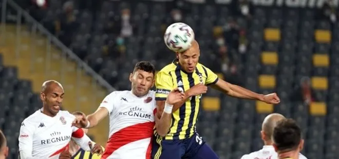 Son dakika! Fenerbahçe 1-1 Antalyaspor MAÇ SONUCU ÖZET