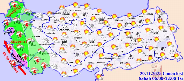 Türkiye genelinde yağış: O saatlere dikkat! Meteorolojiden 8 il için sarı ve turuncu kod 21