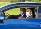 KKTC Cumhurbaşkanı Ersin Tatar yerli otomobili test etti