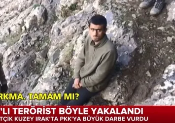 PKK'lı terörist böyle yakalandı