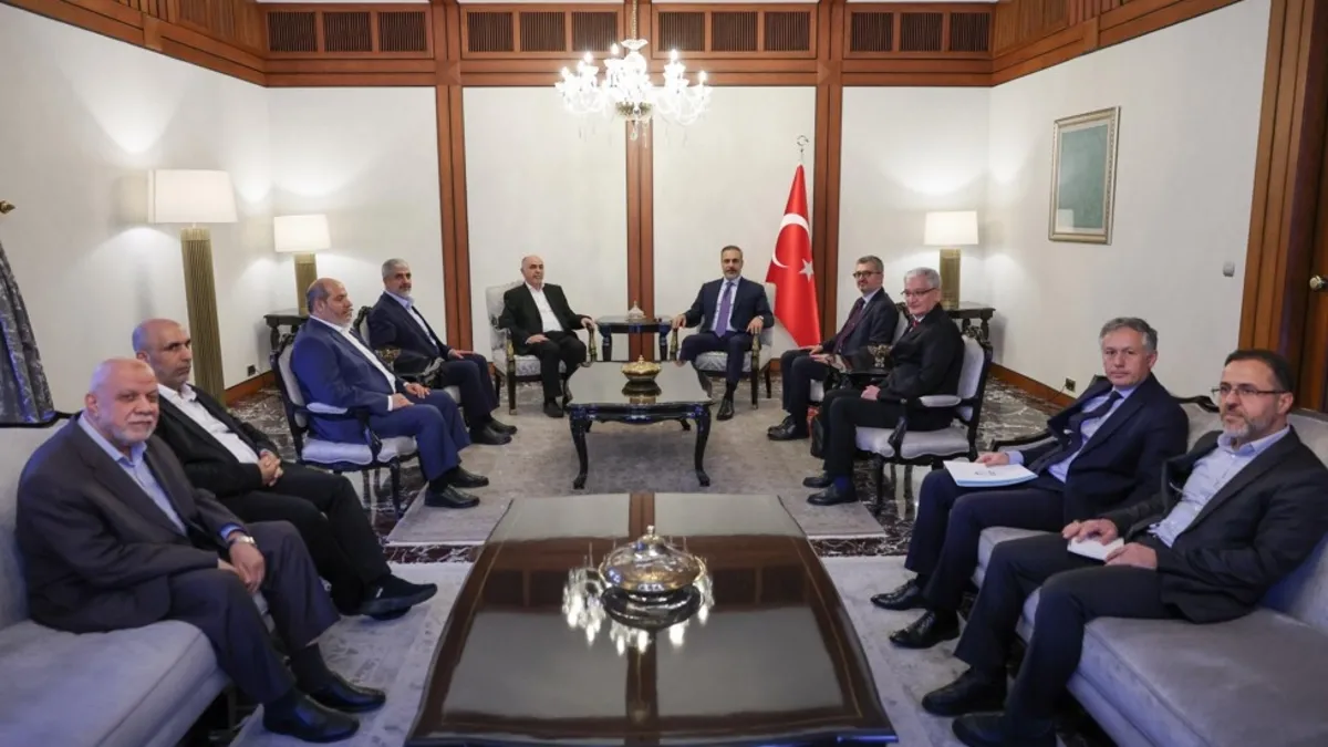 Gazze'de ateşkes için gözler Türkiye'de: Hamas'tan Ankara'ya kritik talep