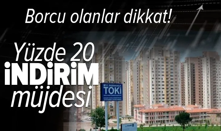 Son dakika: Çevre ve Şehircilik Bakanı Murat Kurum duyurdu! TOKİ taksit ödemelerinde yüzde 20 indirim