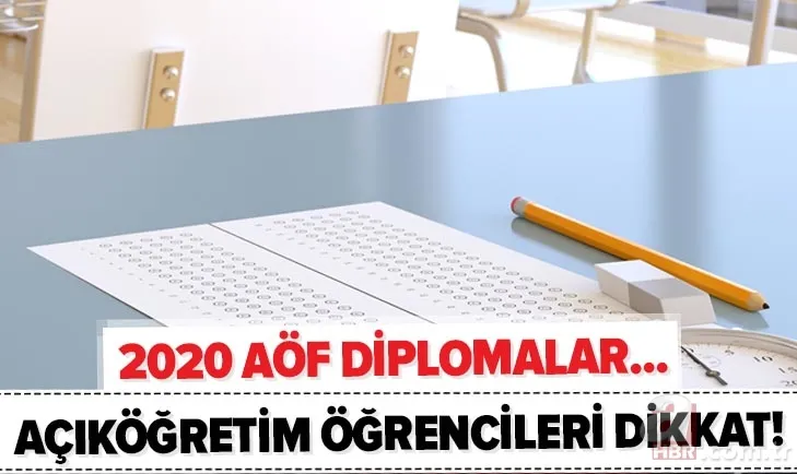 AÖF mezun olduğumu nasıl öğrenebilirim? AÖF diploma sorgulama nasıl yapılır? Diploma ne zaman verilecek? 1