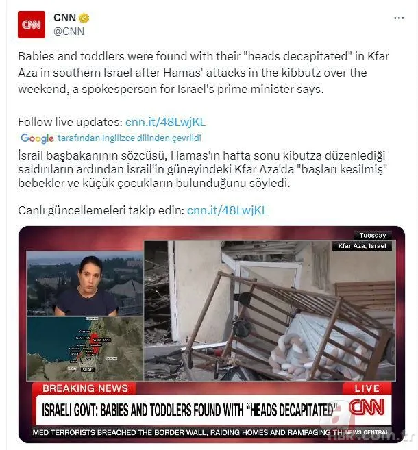 Soykırım medyası! Katil İsrail'in ‘40 bebek’ yalanıyla vahşete kılıf 21