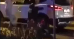 Kaldırım taşıyla kafasına böyle vurdular!