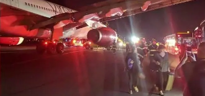 New York’tan havalanan uçakta yangın çıktı, uçak acil iniş yaptı