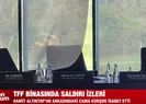 Binaya isabet eden kurşun izleri