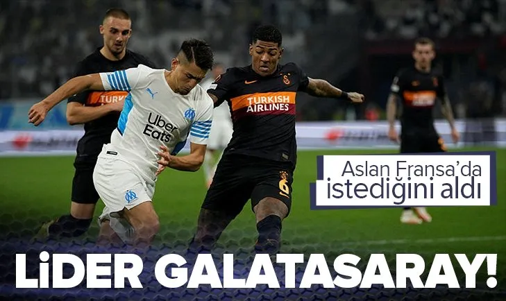 Marsilya: 0 - Galatasaray: 0 | Aslan Fransa’da istediğini aldı