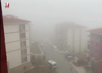 Yüksek kesimlerde sis etkili oldu