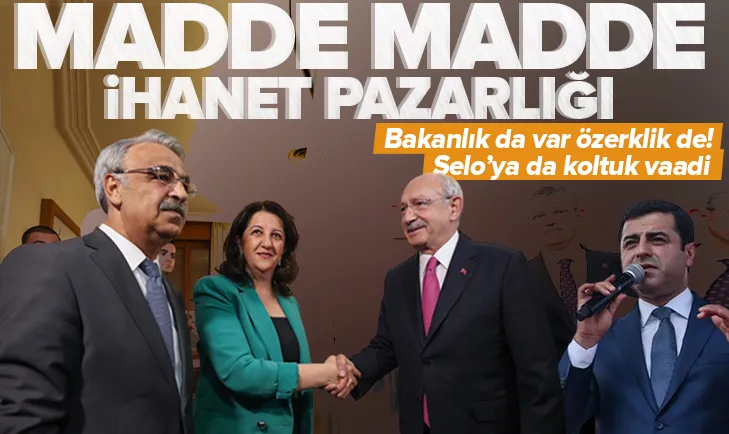 CHP ile HDP arasındaki pazarlık deşifre oldu