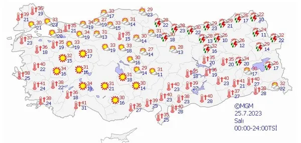 HAVA DURUMU | MGM'den uyarı üstüne uyarı! 40 dereceyi aşacak... Kavrulacağız | Bu saat aralığına dikkat - 10
