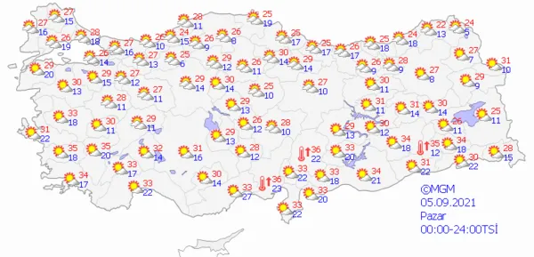 1630425507768.png Meteoroloji'den başta İstanbul ve Ankara olmak üzere çok sayıda ile son dakika sağanak yağış ve uyarısı! İstanbul Ankara İzmir'de bu hafta hava durumu nasıl olacak? - 13