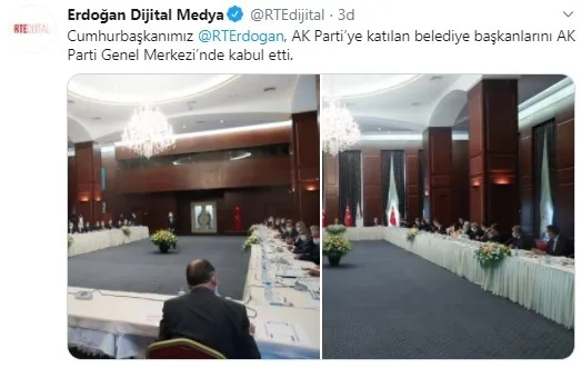 Başkan Erdoğan, AK Parti’ye katılan belediye başkanlarını kabul etti - 1