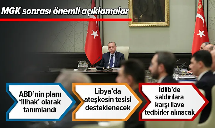 MGK Toplantısı sonrası önemli açıklamalar