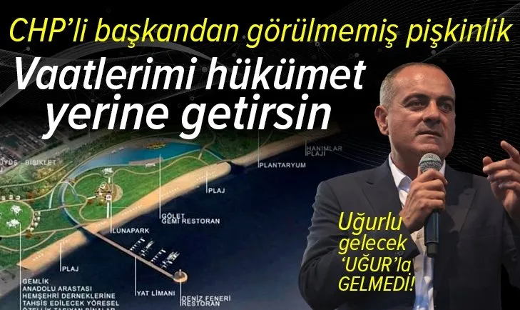 Gemlik Belediye Başkanı CHP’li Mehmet Uğur Sertaslan'dan görülmemiş pişkinlik