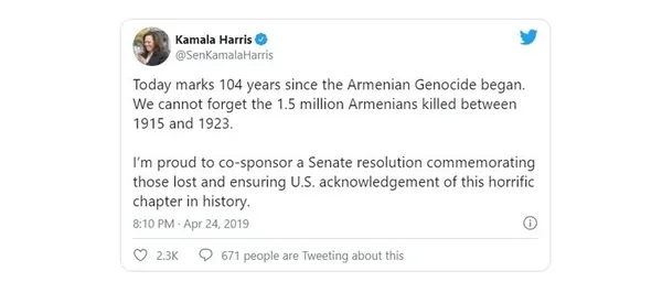 Kamala Harris kafadan Türkiye düşmanı çıktı!