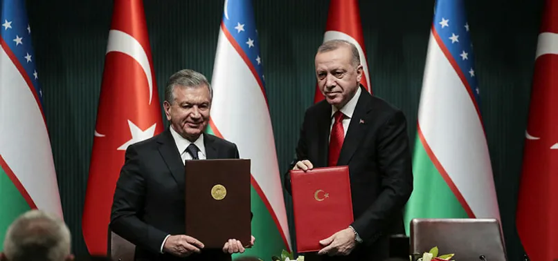 Son dakika: Başkan Erdoğan, Özbekistan Cumhurbaşkanı ile Ankara'da