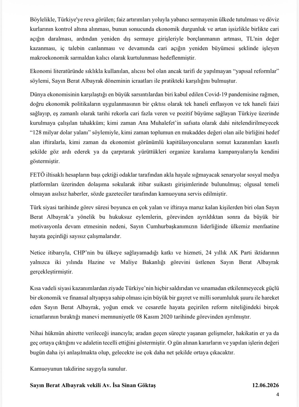 Yargıda çöken tarihin en büyük siyasi yalanı sonrası Berat Albayrak'ın avukatından ilk kez manifesto gibi açıklama geldi! - 8
