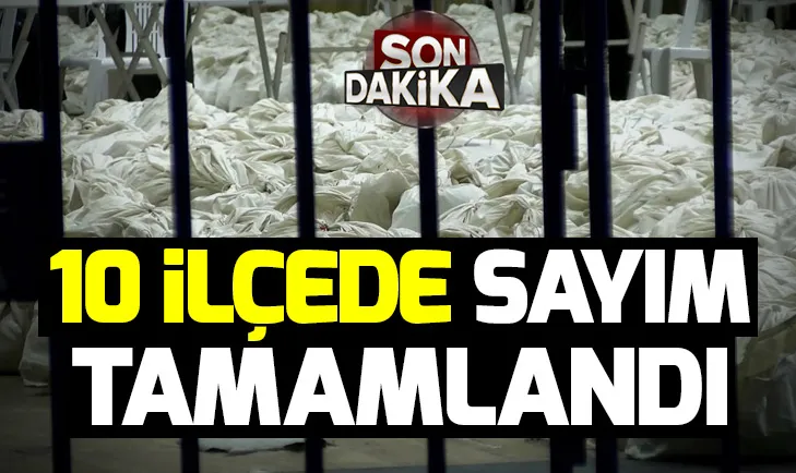 İstanbul seçim sonuçlarında son durum! 10 ilçede sayım sona erdi