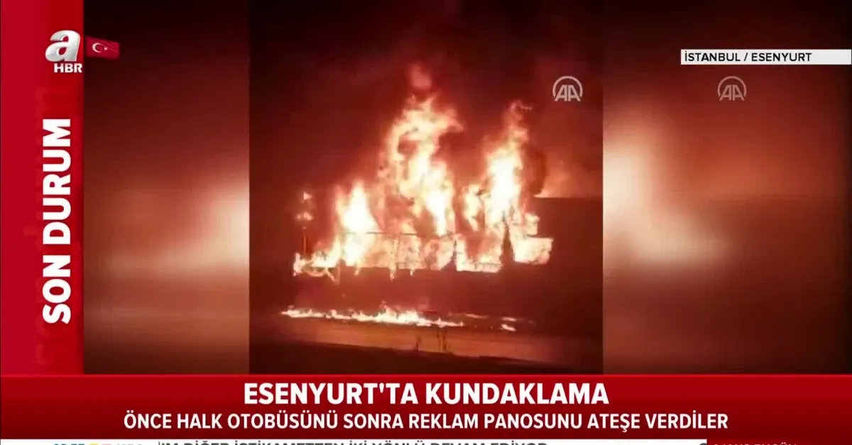 Esenyurt'ta kundaklama