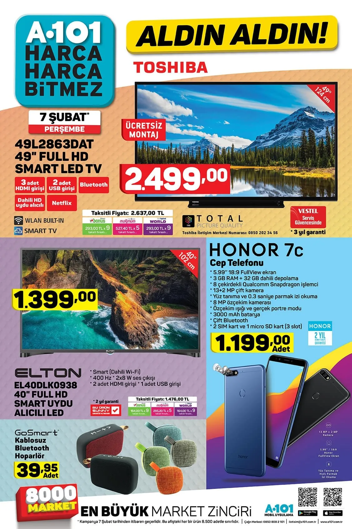 A101 Aktuel Urunler Katalogu 7 Subat Led Tv Lerde Kampanya A101 De Bu Hafta Indirimli Neler Var