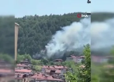 Örtü yangını büyümeden söndürüldü