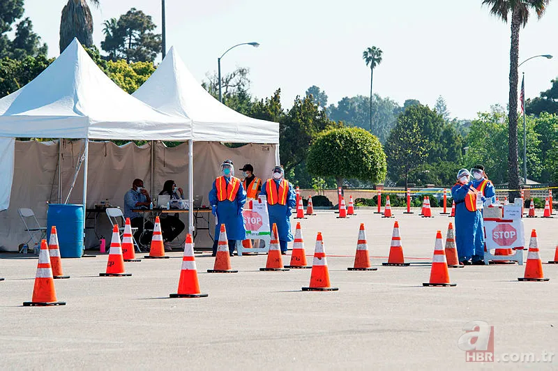 ABD’de bir ilk! Los Angeles’ta herkese korona testi yapılacak 10