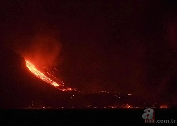 Zehirli gaz ve patlama uyarısı yapıldı! La Palma’da yanardağın püskürttüğü lavlar 11 günde 656 evi kül etti