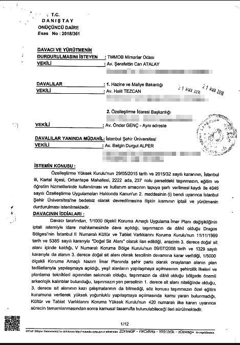 Ahmet Davutoğlu İstanbul Şehir Üniversitesi’ne usulsüz şekilde bedelsiz arazi tahsis etmiş!