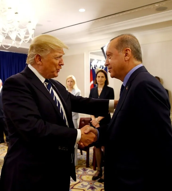 Cumhurbaşkanı Erdoğan, New York’ta Trump ile görüştü