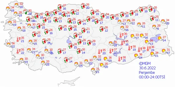 Ankara Valiliği ve Meteoroloji'den sel uyarısı! O illere gök gürültülü sağanak gelecek | İşte 5 günlük hava durumu - 13