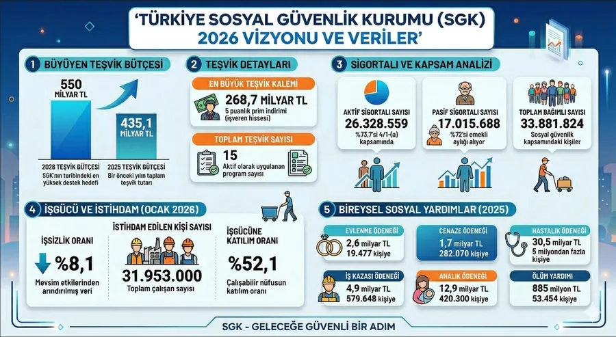 İstihdama 550 milyarlık dev kalkan: SGK’dan 2026 hamlesi - 1