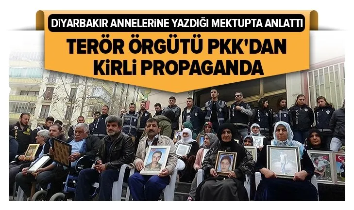 Terör örgütü PKK'dan Diyarbakır Anneleri'ne karşı kirli propaganda