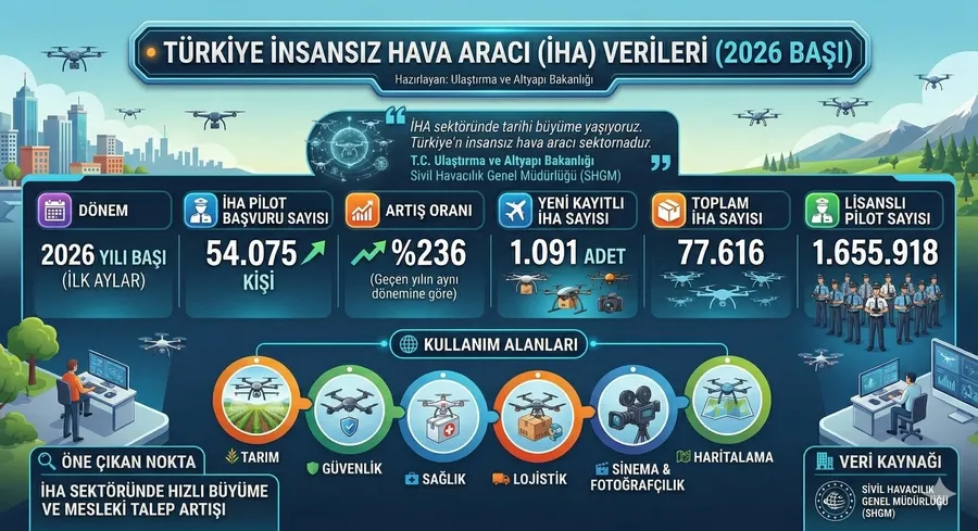 🚁 İHA pilotu başvurularında rekor : Yüzde 236 yükseliş - 1