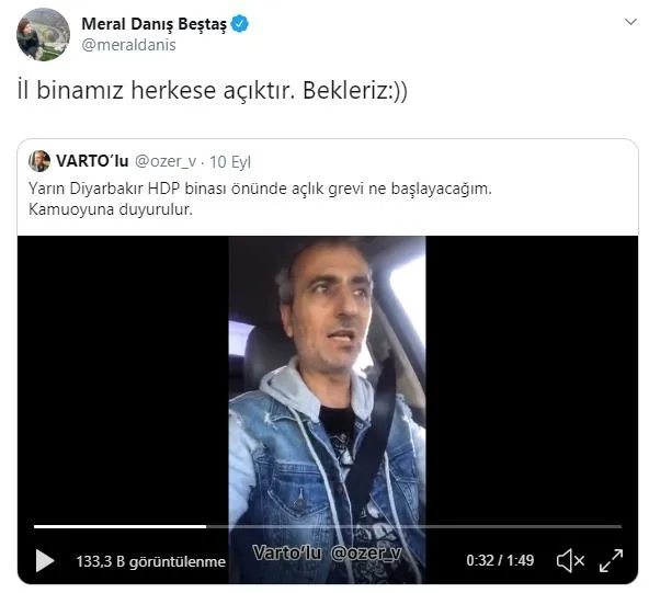 Meral Danış Beştaş'tan küstah paylaşım - 1