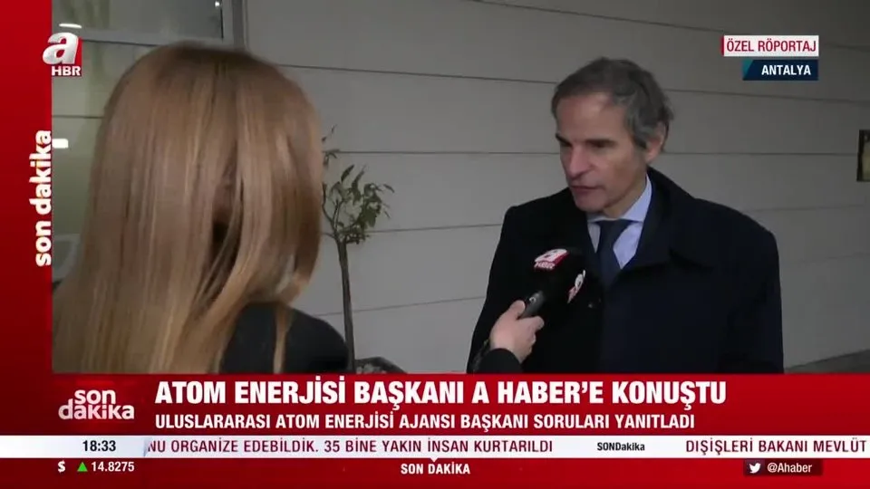 Çernobil’de bir tehlike mevcut! Atom Enerjisi Kurumu Başkanı Grossi A Haber’e konuştu