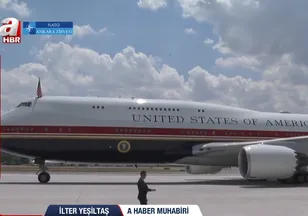 Trump'ın uçan 'Beyaz Saray'ı Ankara'ya indi