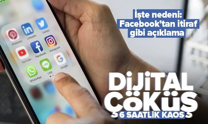 Son dakika: Instagram WhatsApp Facebook erişime açıldı! İşte 6 saatlik kesintinin nedeni