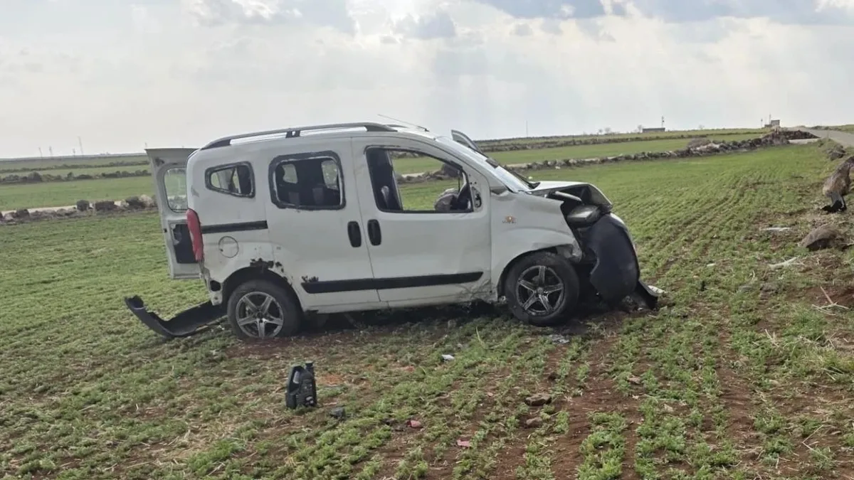 Şanlıurfa'da şarampole devrilen hafif ticari araçtaki 4 kişi yaralandı