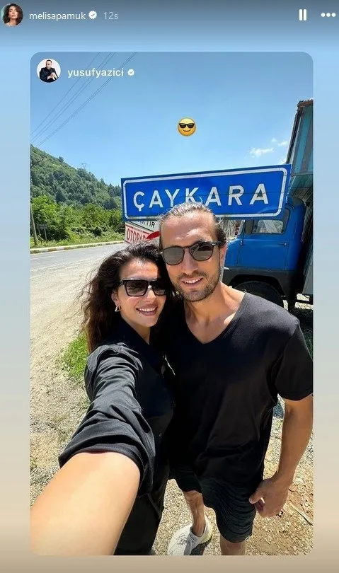 Yeni gelin el öpmeye gitti! Yusuf Yazıcı ile Melisa Aslı Pamuk Trabzon’da! Fotoğraflarına beğeni yağdı...