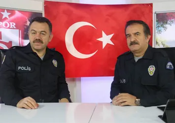 Spor programını polis üniformasıyla sundular