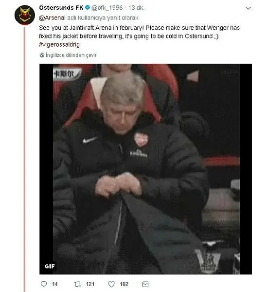 Östersunds, Arsenal'a gönderme ile cevap verdi - 2