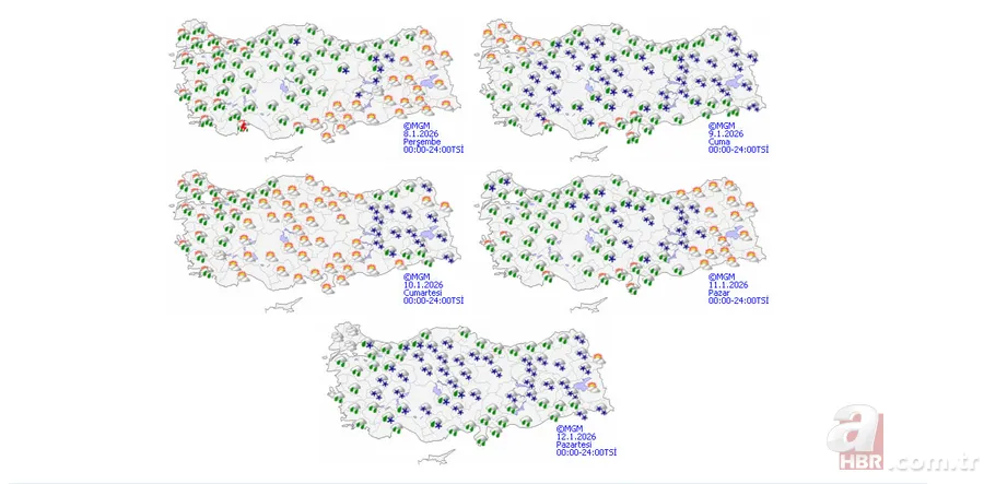 Meteoroloji uyardı: 63 il için sarı alarm! Fırtına, don, lodos... Cuma pik yapacak 15