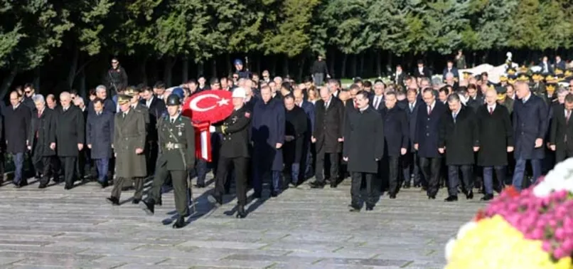 Son dakika: Büyük Önder Gazi Mustafa Kemal Atatürk'ün ebediyete intikalinin 84'üncü yılı! Başkan Erdoğan ve devlet erkanı Anıtkabir'de