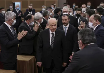 MHP Genel Başkanı Devlet Bahçeli Ankara'da kapanış oturumuna katıldı! Gündem 2023 seçimleri