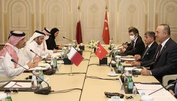Dışişleri Bakanı Mevlüt Çavuşoğlu Katarlı mevkidaşı Şeyh Al Sani ile görüştü - 5