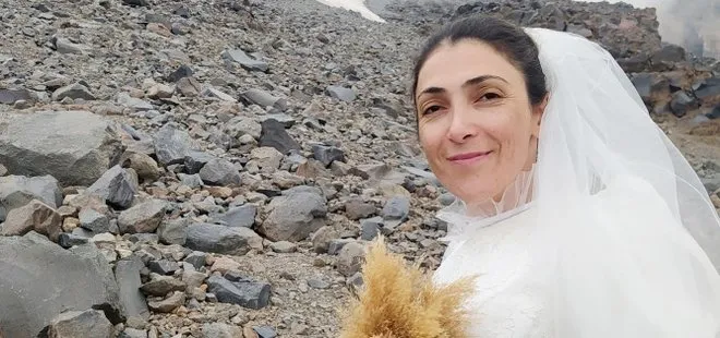 33 yaşındaki dağcı kadın Ağrı Dağı’yla evlendi! İşte nedeni