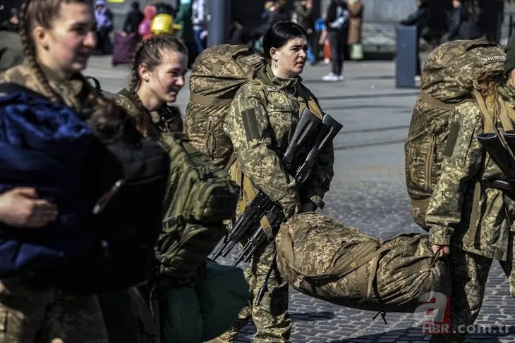 Ukraynalı savaşçı kadınlar! Cepheye akın ediyorlar