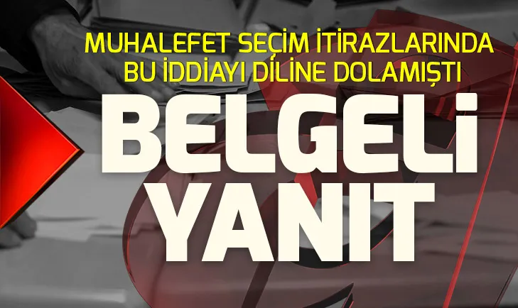 AK Partiden seçim itirazlarında muhalefetin diline doladığı iddiaya belgeli yanıt